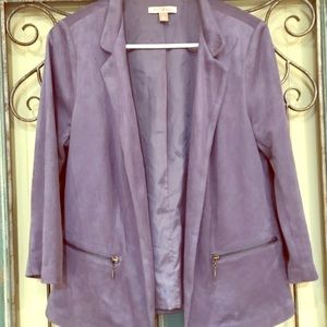 Dressbarn soft Lavender Blazer